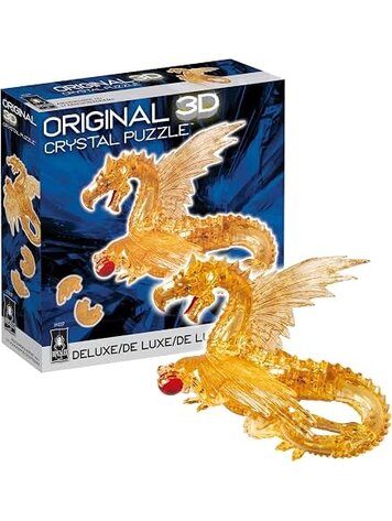3D CRYSTAL PUZZLE GOLDEN DRAGON DELUXE
