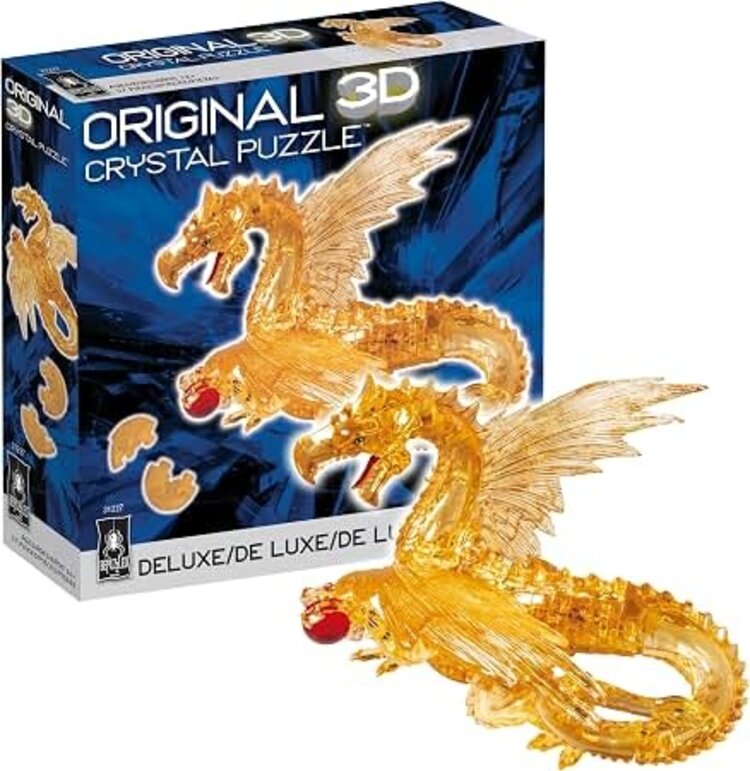 3D CRYSTAL PUZZLE GOLDEN DRAGON DELUXE
