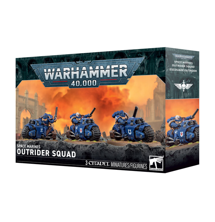 WARHAMMER WARHAMMER 40K SPACE MARINES: OUTRIDER SQUAD