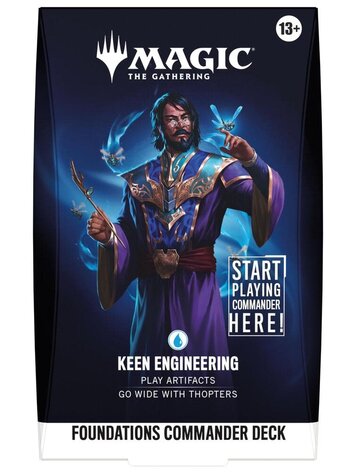 WIZARDS OF THE COAST FOUNDATIONS COMMANDER DECK KEEN ENGINEERING