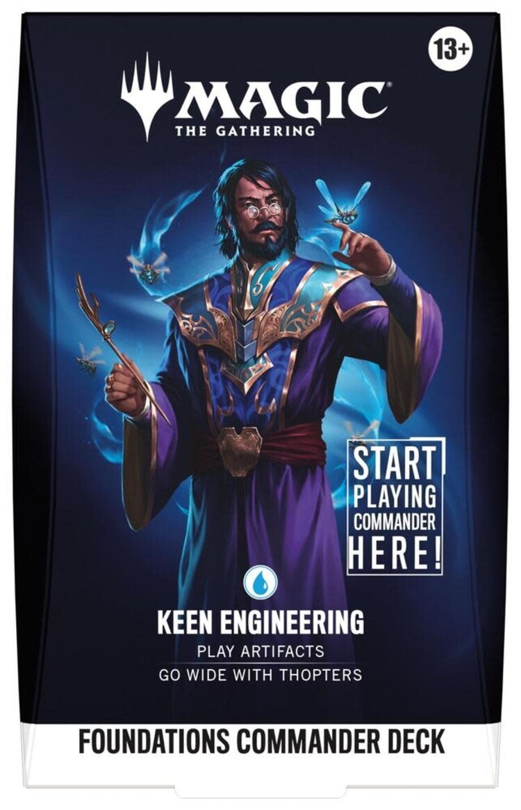 WIZARDS OF THE COAST FOUNDATIONS COMMANDER DECK KEEN ENGINEERING