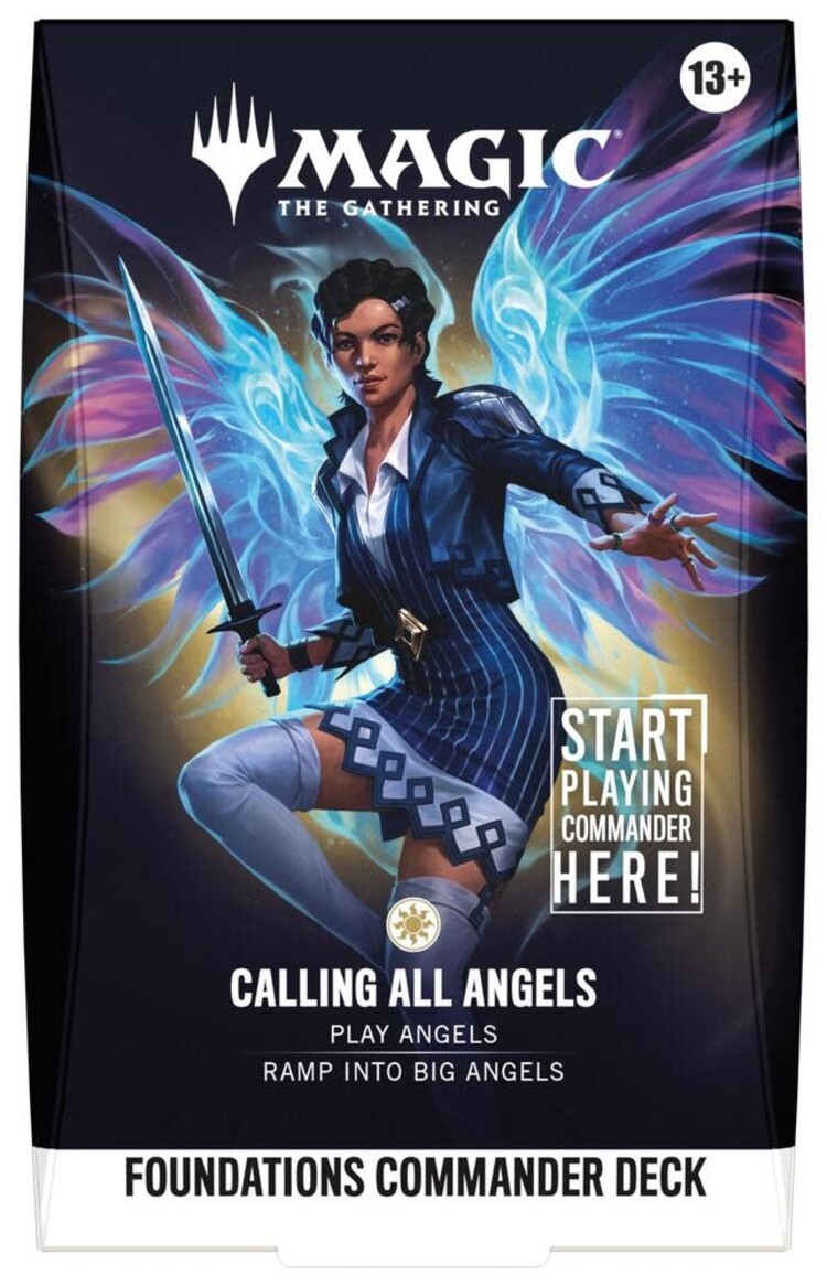 WIZARDS OF THE COAST FOUNDATIONS COMMANDER DECK CALLING ALL ANGELS