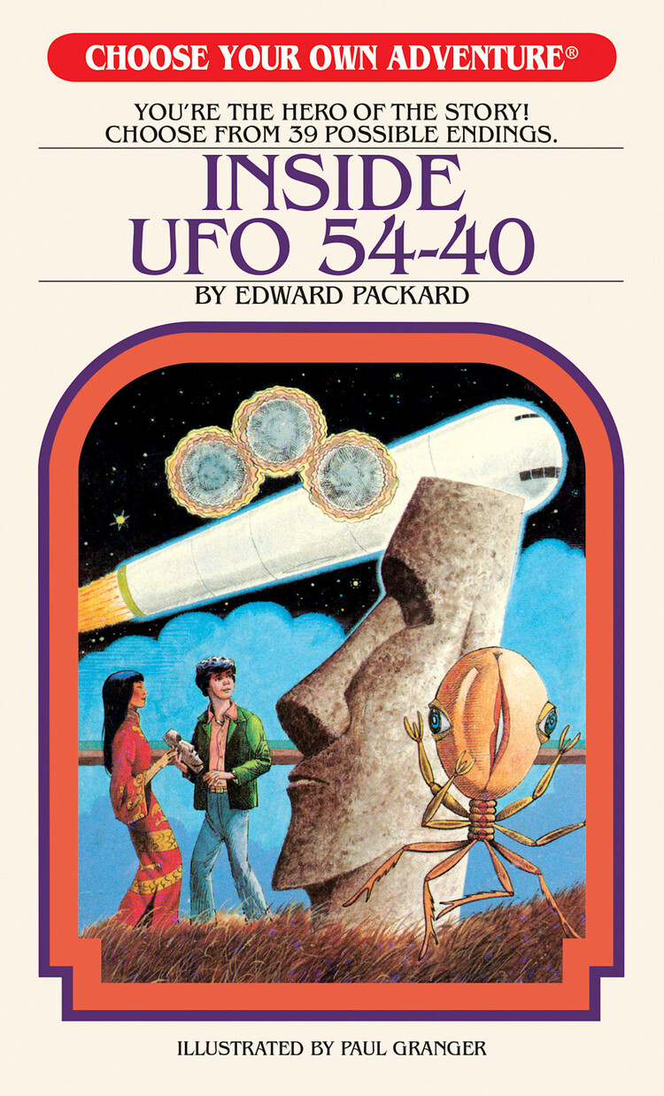 CHOOSE YOUR OWN ADVENTURE INSIDE UFO 54-40 SC NOVEL