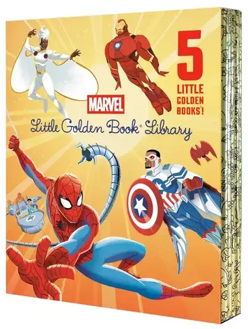 GOLDEN BOOKS MARVEL LITTLE GOLDEN BOOK LIBRARY