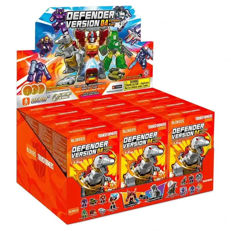 BLOKEES TRANSFORMERS DV04 TYRANTS FURY BLIND BOX