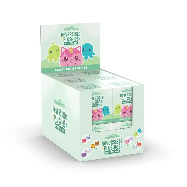 PLUSHIVERSE BLIND BOX KAWAII CUTIES REVERSIBLE PLUSHIE 3IN