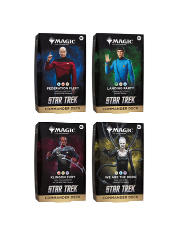 MTG STAR TREK COMMANDER DECK (SET OF 4) PREORDER