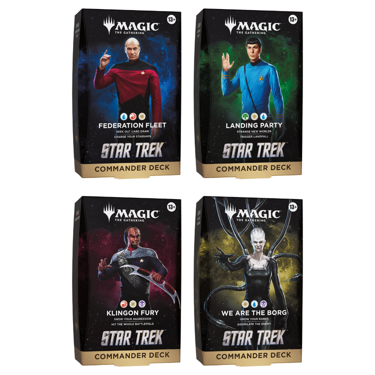 MTG STAR TREK COMMANDER DECK (SET OF 4) PREORDER