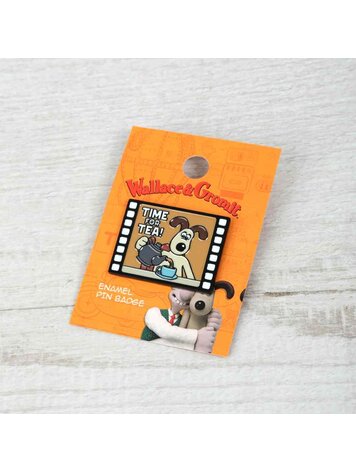 TITAN COMICS WALLACE & GROMIT GROMIT ENAMEL PIN BADGE
