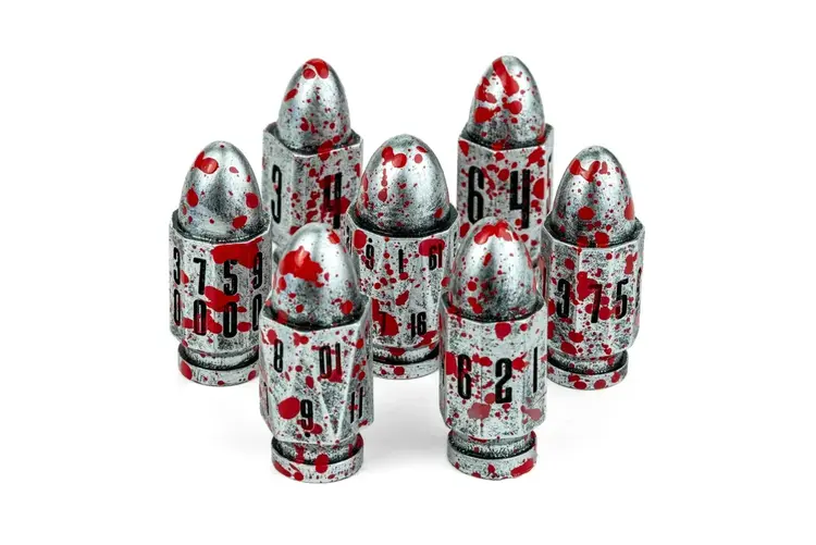 FANROLL RESIN BULLET DICE SET VAMPIRE HUNTER