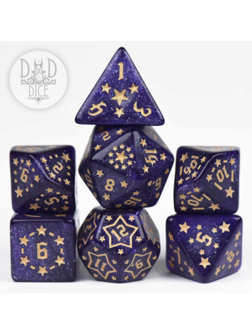 DND DICE TWINKLE LITTLE STAR RPG DICE SET