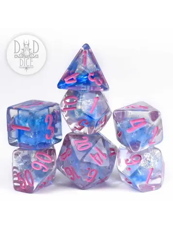 DND DICE GOSSAMER QUEEN RPG DICE SET