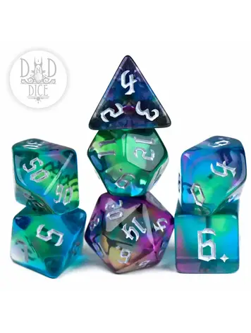 DND DICE ALLURING AURORA RPG DICE SET
