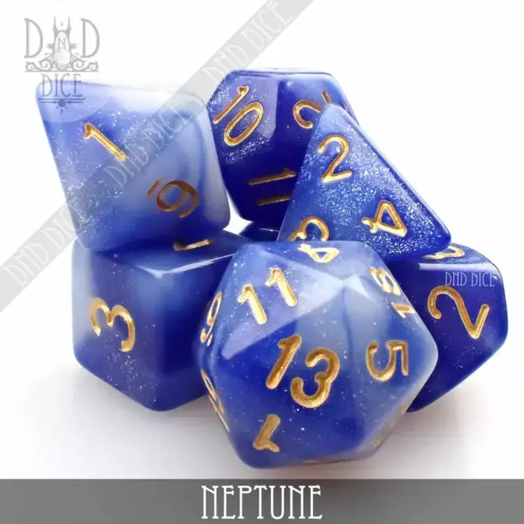 DND DICE NEPTUNE RPG DICE SET
