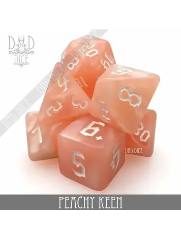 DND DICE PEACHY KEEN RPG DICE SET