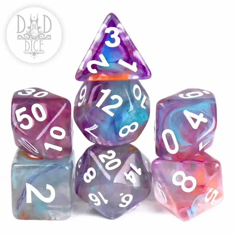 DND DICE MYCELIUM NETWORK RPG DICE SET