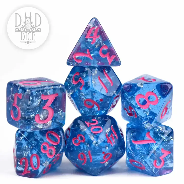 DND DICE BUBBLEBATH RPG DICE SET