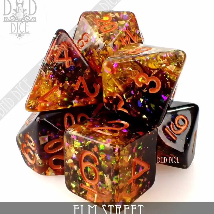 DND DICE ELM STREET RPG DICE SET