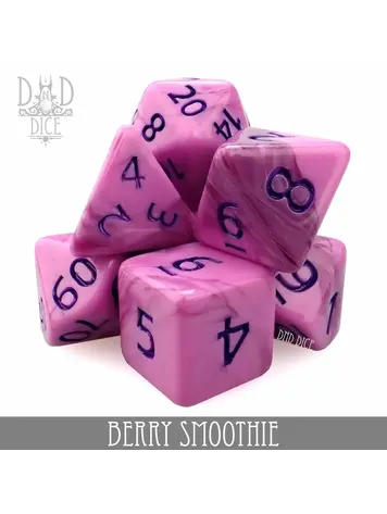 DND DICE BERRY SMOOTHIE RPG DICE SET