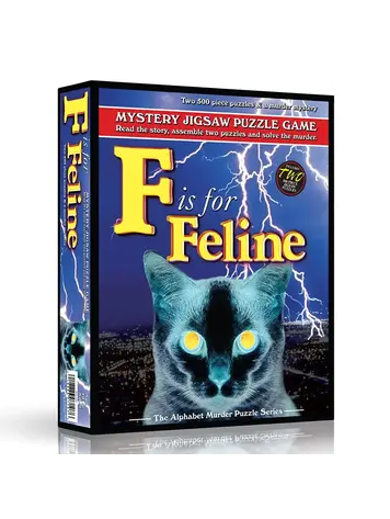 F IS FOR FELINE ALPHABET MYSTERY JIGSAW PUZZLES F IS FOR FELINE ALPHABET MYSTERY JIGSAW PUZZLES