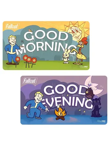 ULTRA PRO ULTRA PRO FALLOUT GOOD MORNING GOOD EVENING DOUBLE SIDED PLAYMAT