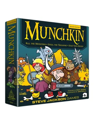 STEVE JACKSON GAMES MUNCHKIN SECOND EDITION