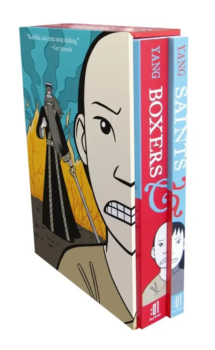 FIRST SECOND BOOKS BOXERS & SAINTS BOXED SET