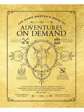 GAME MASTERS BOOK OF ADVENTURES ON DAMAND