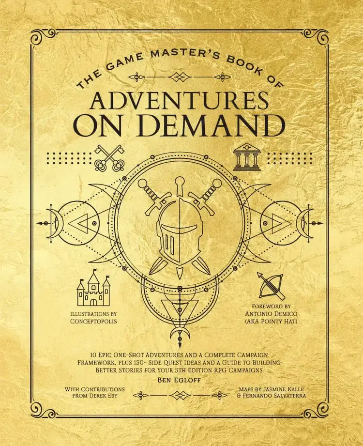 GAME MASTERS BOOK OF ADVENTURES ON DAMAND