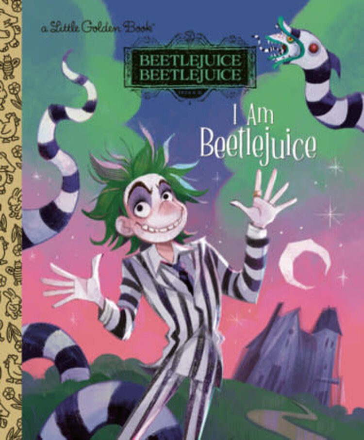 GOLDEN BOOKS BEETLEJUICE I AM BEETLEJUICE LITTLE GOLDEN BOOK