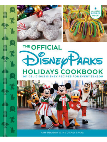 PENGUIN RANDOM HOUSE OFFICIAL DISNEY PARKS HOLIDAYS COOKBOOK HC