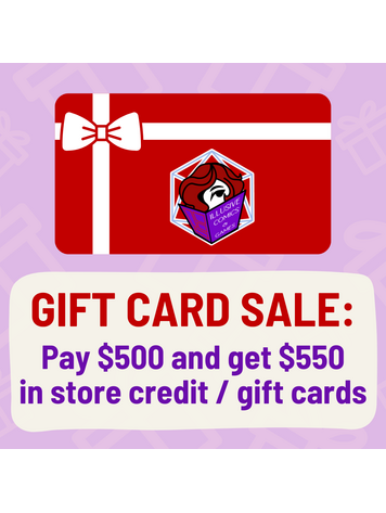 ILLUSIVE COMICS & GAMES GIFT CARD SALE 550 FOR 500