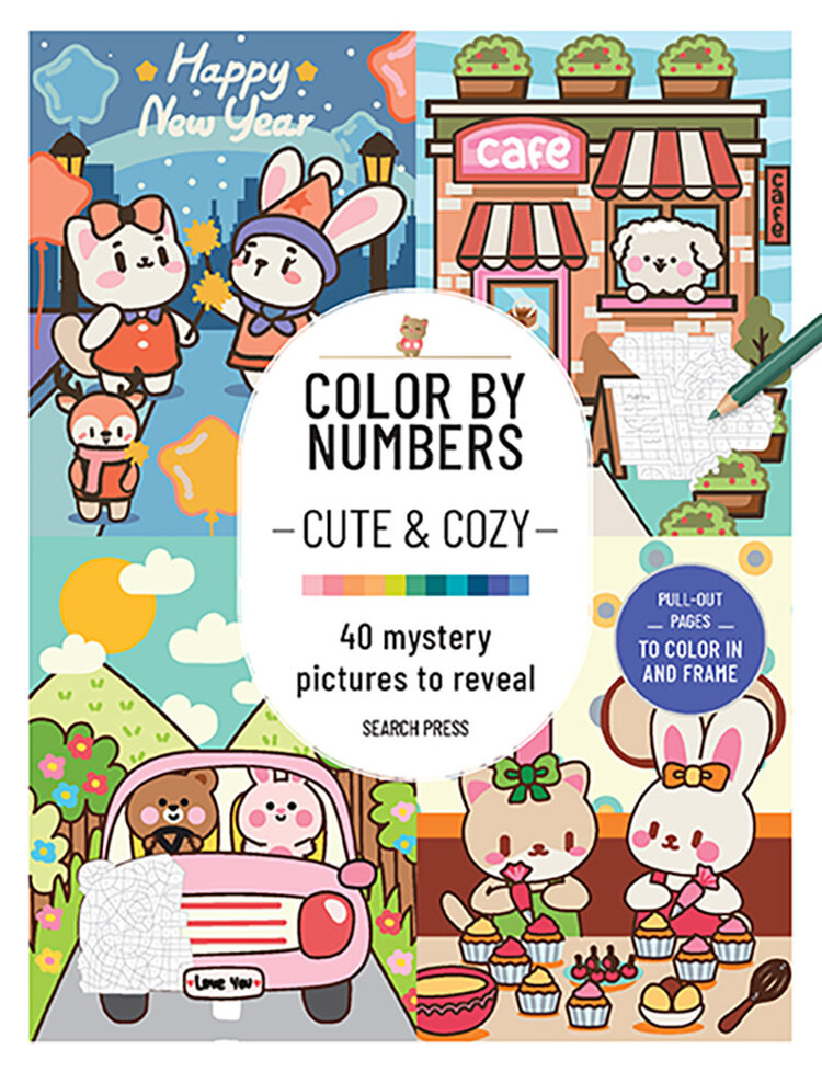 COLOR BY NUMBERS CUTE & COZY
