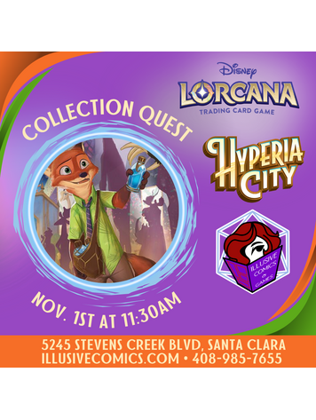 LORCANA HYPERIA CITY COLLECTION QUEST 11/1 @ 11;30AM