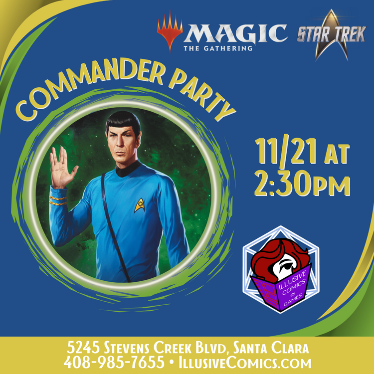 MTG STAR TREK COMMANDER PARTY 11/21 @ 2;30PM