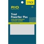 RIO Powerflex Plus Trout Leaders, (3 Pack) -