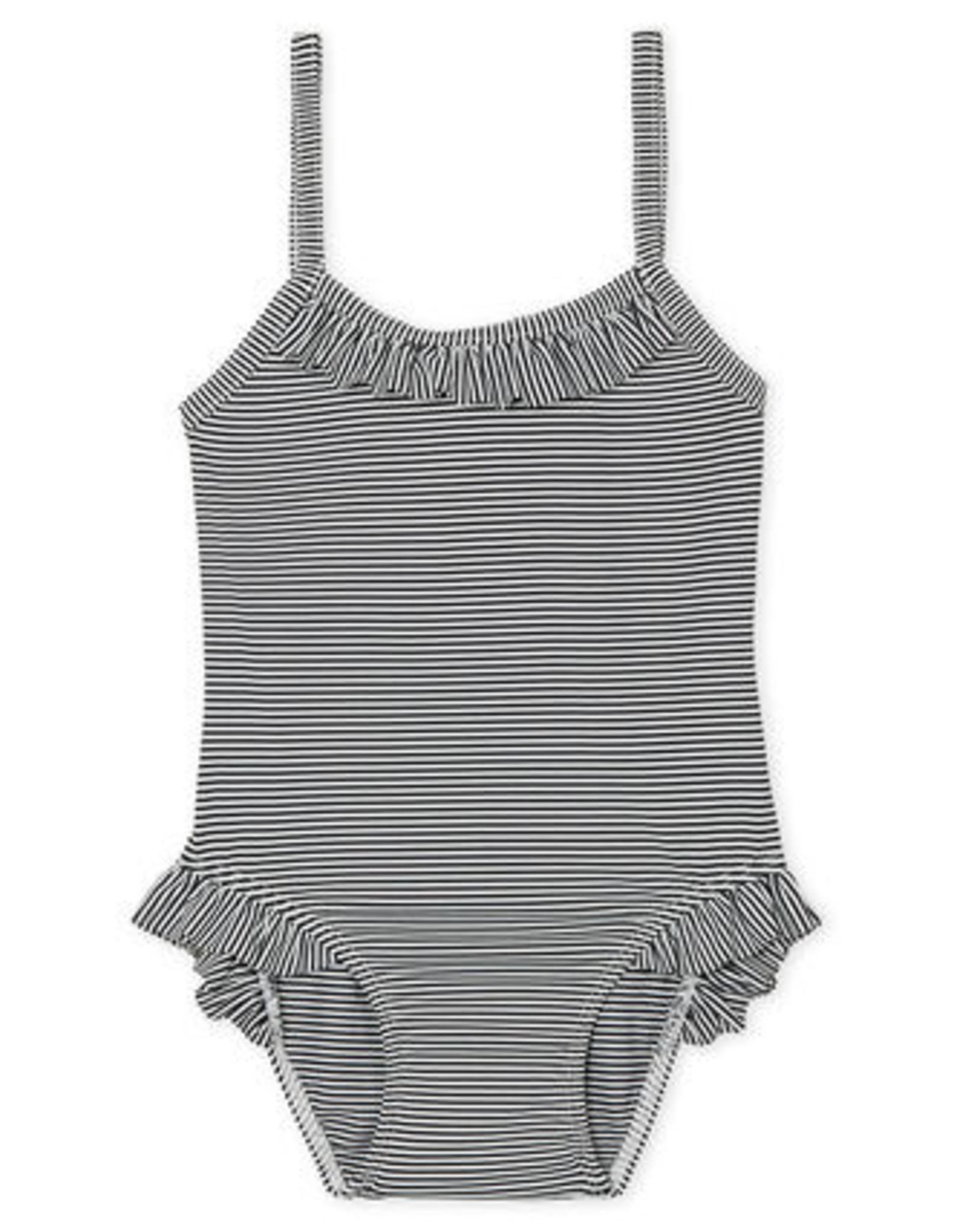 Petit Bateau Upf 50 Swimsuit For Baby Girls Les Petits Voyous