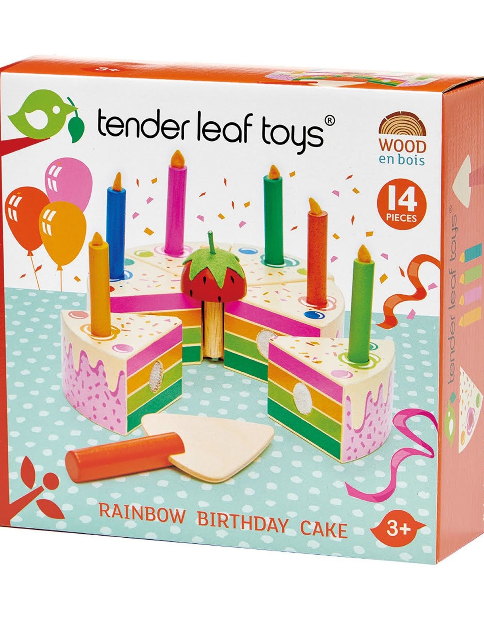 Tender leaf toys Rainbow Birthday Cake