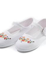 Bonton Embroidered baby shoes