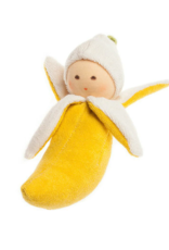Nanchen Natur Terry Baby Rattle  Banana