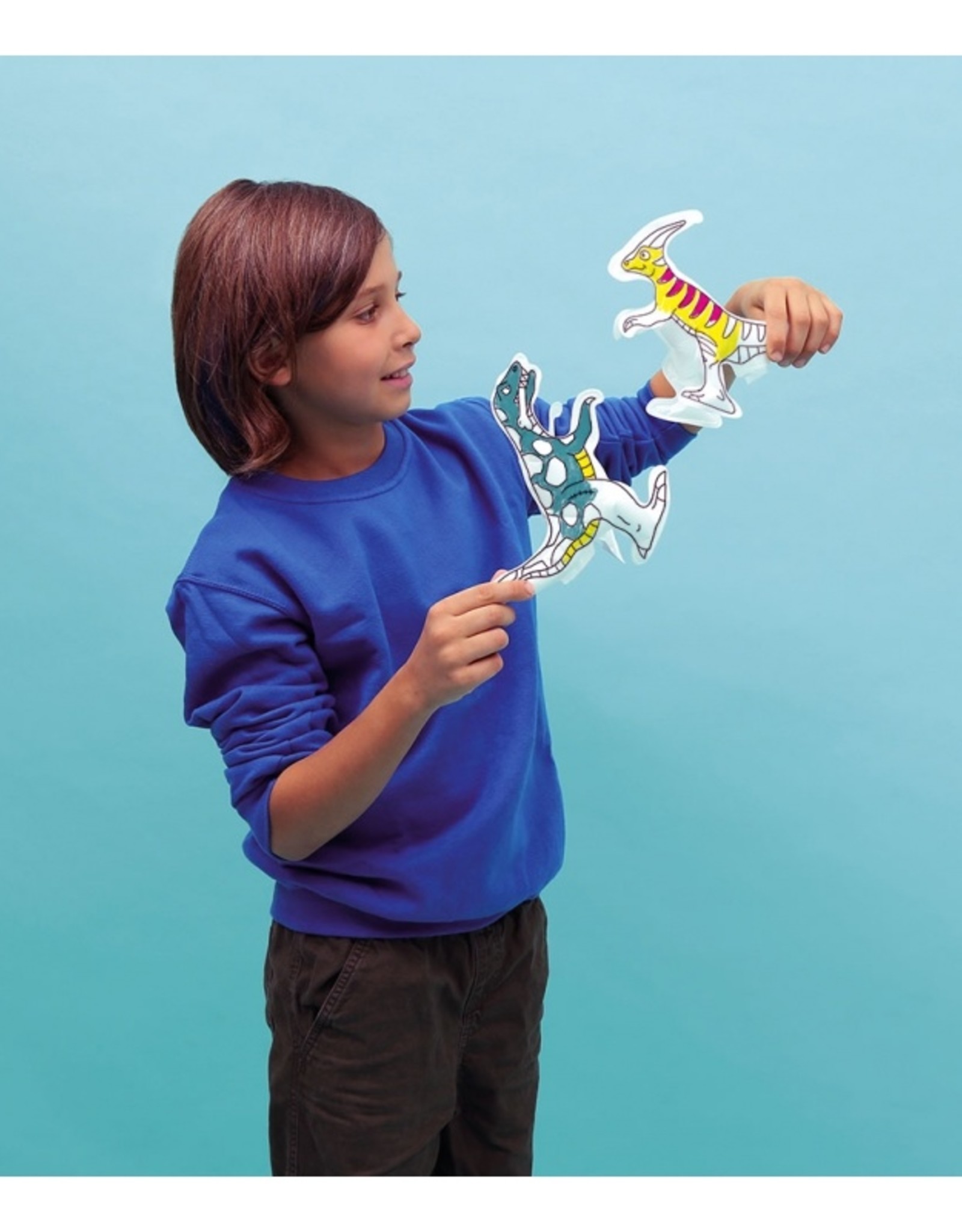 OMY Dinos 3D Paper coloring air toy