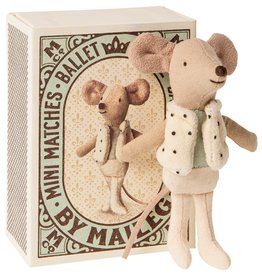 Maileg Little Brother Dancer Mouse in Box