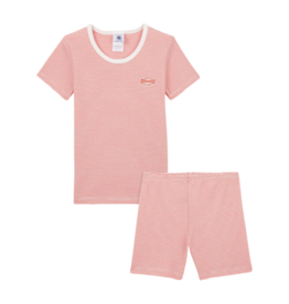 Petit Bateau Pyjama milleraies rose