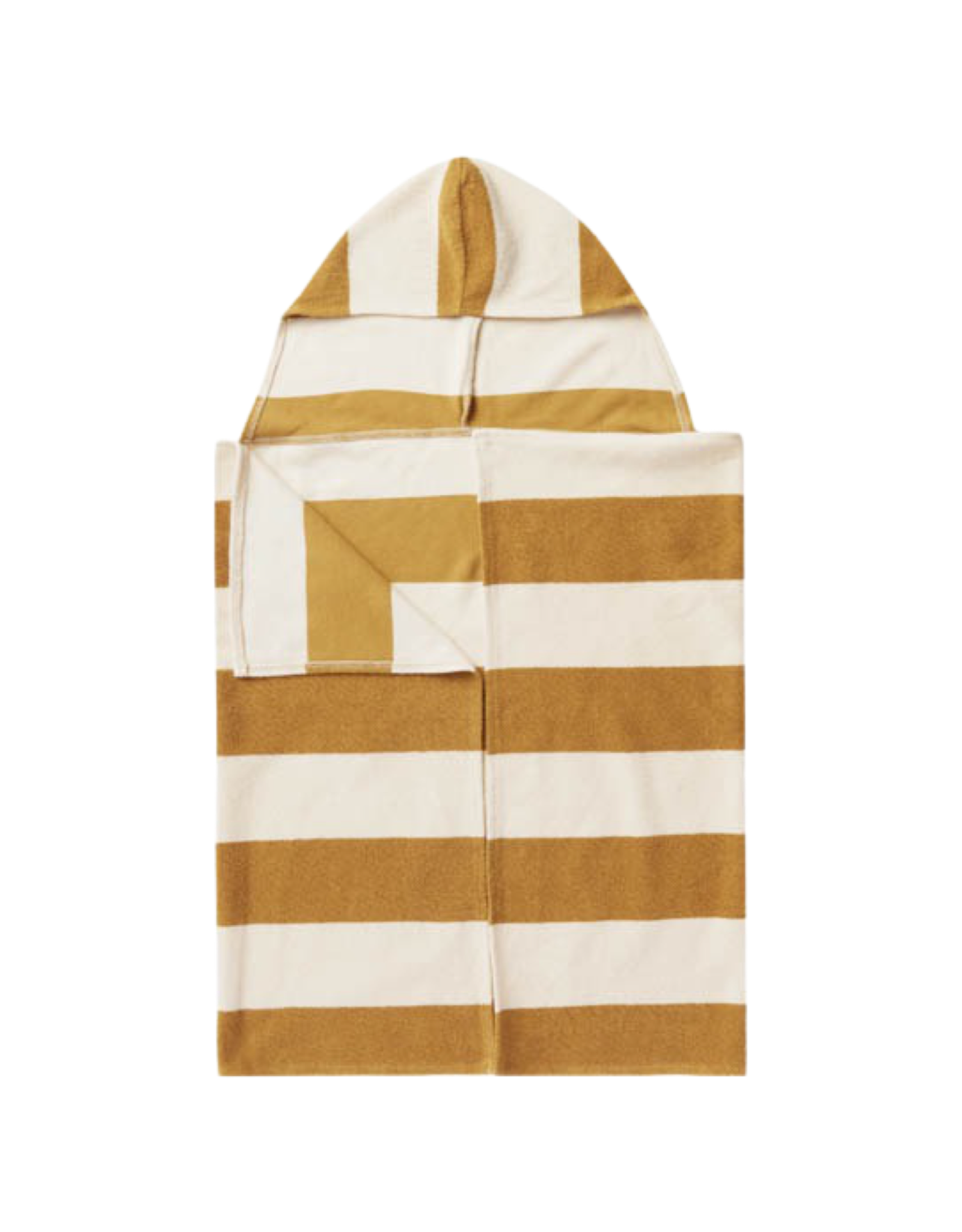Rylee + Cru Gold Stripe Kids Hooded Towel