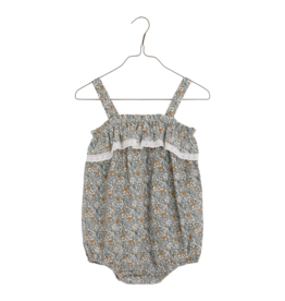 little cotton clothes Odetta frill romper, Cottage floral
