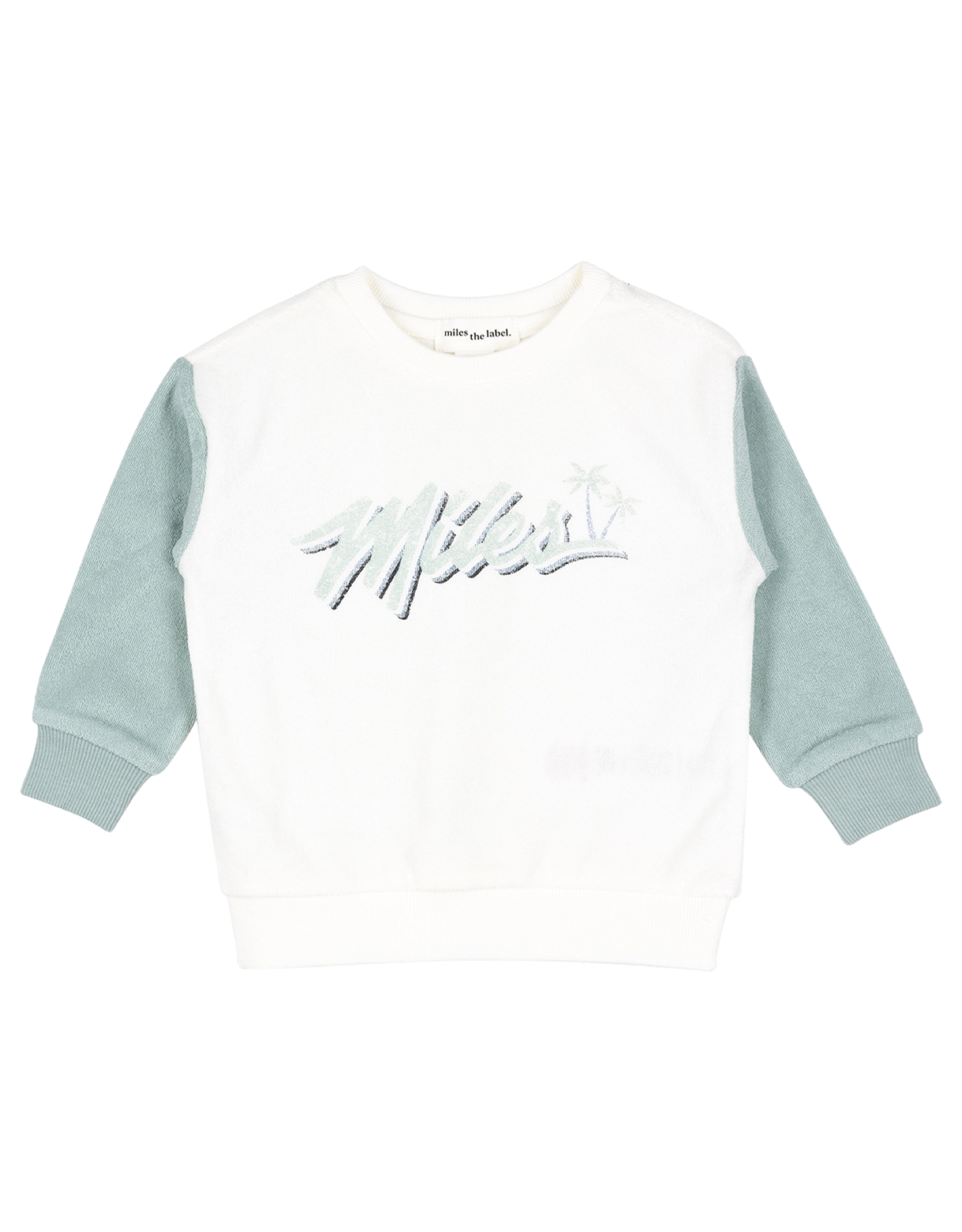 Miles The Label "Miles" Baby Terry Cloth Sweatshirt