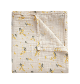 Garbo and friends Muslin Swaddle Mimosa Blanket