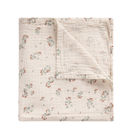 Garbo and friends Muslin Swaddle Clover Blanket