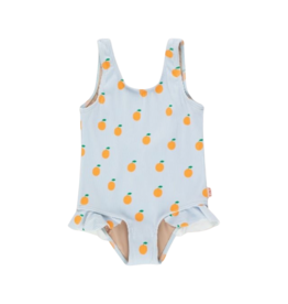 Tinycottons Orange Frills Swimsuit
