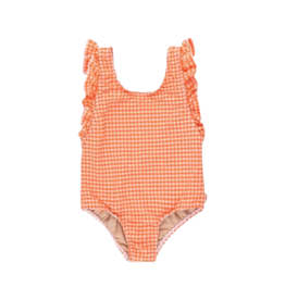 Tinycottons Vichy Frills Swimsuit